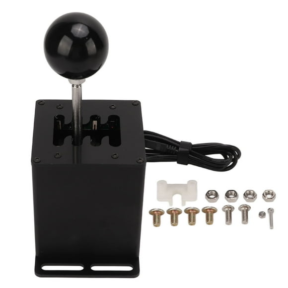 Simulation Game H Gear Shifter,8 Speed PC USB Logitech Gear Shifter Sequential H Gear Shifter Highly Versatile