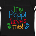 thumbnail image 4 of Inktastic My Poppi Loves Me Gift Boys or Girls Toddler T-Shirt, 4 of 5