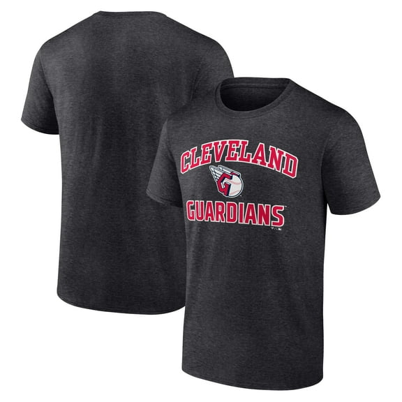 Men's Charcoal Cleveland Guardians Heart and Soul T-Shirt