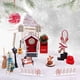 thumbnail image 4 of Juego de decoración de Navidad de cabaña miniatura 1:12, escena de Navidad de cabaña, puerta de elfo de Navidad, miniatura de casita de muñecas, 4 of 7