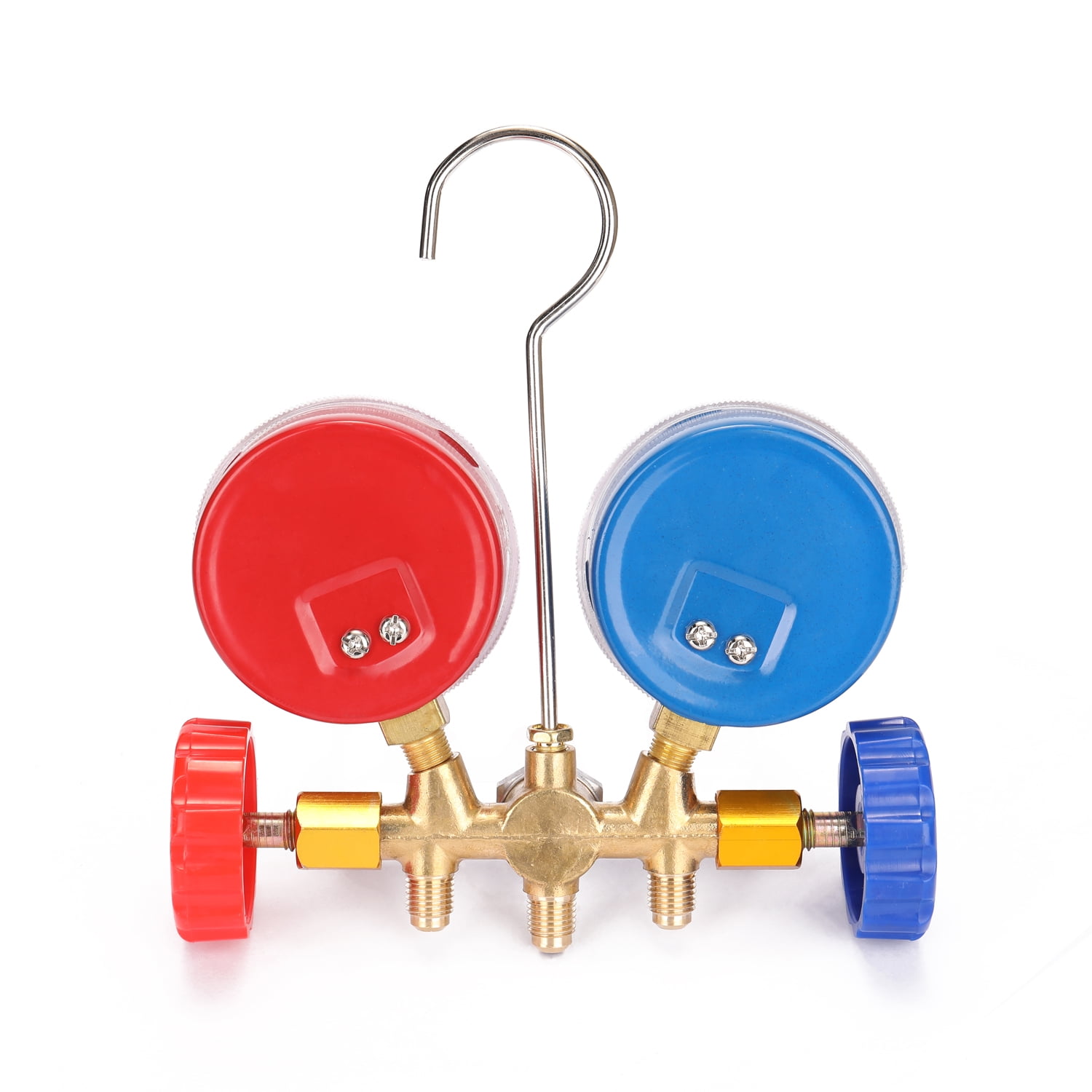 Buy 3 Way Refrigerant Gauge AC Diagnostic Manifold Freon Gauge Set for