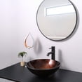 thumbnail image 2 of Aquaterior Récipient en Verre Trempé Évier Salle de Bain Motif Bol Rond Bassin, 2 of 9