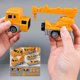 thumbnail image 2 of Juguetes ensamblados con coche de ingeniería de transformación magnética, 2 of 5