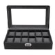 thumbnail image 4 of Organizador de relojes Jadeshay Caja de 12 relojes Negro, 4 of 8