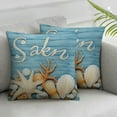 thumbnail image 2 of Nawypu  Coastal Throw Pillows,Coastal Pillow Covers,Nautical Beach Decorative Throw Pillow Cover,Nautical Pillows,Nautical Beach House Bed Room Decor 2pc, 2 of 6