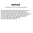 thumbnail image 2 of TOR Kit de Liaison de Barre Stabilisatrice de Direction avant Bras et Rotule (8 Pcs) pour Voiture GMC Sierra 1500 Chevrolet Silverado Tahoe Cadillac Yukon Escalade ESV - KTR-101722, 2 of 2