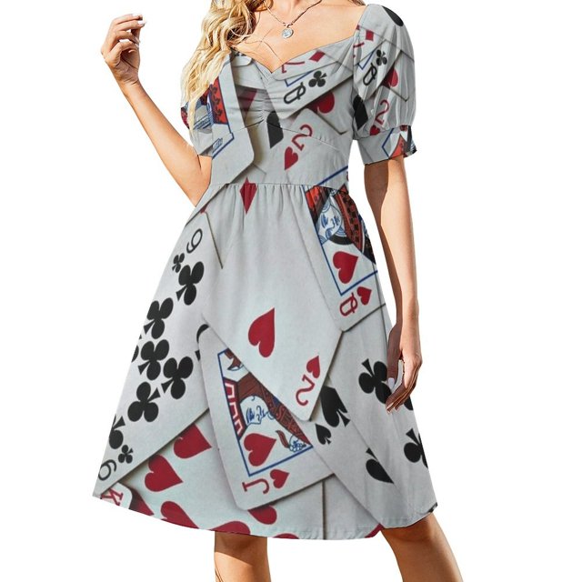 Naipes Juegos de póker Rey Vestido de noche para mujer Vestidos de mujer para ocasiones especiales