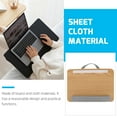 thumbnail image 2 of OUNONA 1Pc Home Use Khaki Laptop Desk Foldable Bed Study Table with Heat Isolation Cushion, 2 of 5
