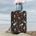 thumbnail image 3 of Lsque Pirate Skulls Printed Luggage Cover, Travel Luggage Protector,Scratch and Dirt Resistant, Fits 18-32 Inch Luggage - Medium, 3 of 9