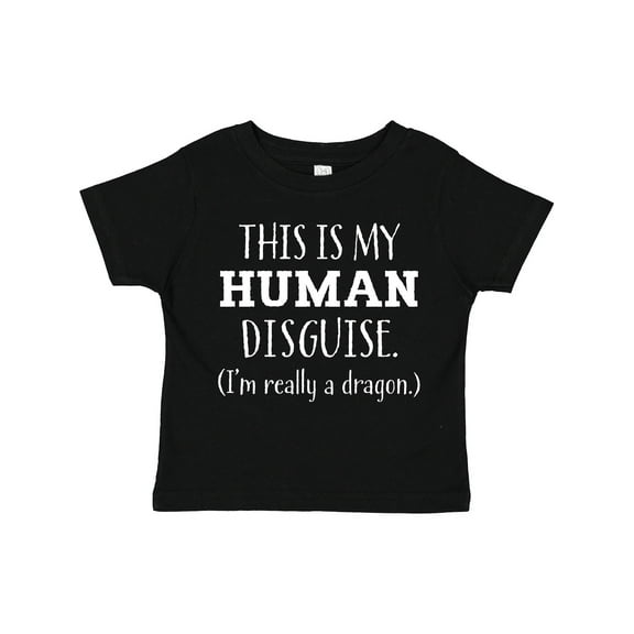 Inktastic This is My Human Disguise I'm Really a Dragon Boys or Girls Toddler T-Shirt