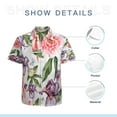 thumbnail image 7 of High Quality Hawaiian Shirts for Men Short Sleeve Aloha Beach Shirt Floral Summer Casual Button Down Shirts Blouses 9TYW6W, 7 of 7