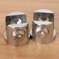 thumbnail image 2 of Abrazaderas De De 2 Paquetes, Soporte De De Rango De 6-12 Mm, Parte Posterior Plana, Con Tornillos Y Almohadilla Antideslizant si Colco Abrazadera fija ajustable, 2 of 8