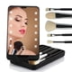 thumbnail image 2 of De Maquillaje Con Luz Led Con Pinceles De Maquillaje Caja De Espejo De Maquillaje Plegable De Viaje Espejo Compacto Portátil Yuarrent HA045607-01, 2 of 6