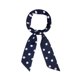 thumbnail image 3 of INSPIRAR CHIC Bufanda Delgada de Seda con Lunares Cinturón Largo y Estrecho Accesorio para Asa de Bolsa Azul Marino con Lunares Medianos S, 3 of 6