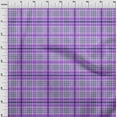 thumbnail image 4 of oneOone Cotton Flex Medium Purple Fabric Check Sewing Material Print Fabric By The Yard 40 Inch Wide, 4 of 4