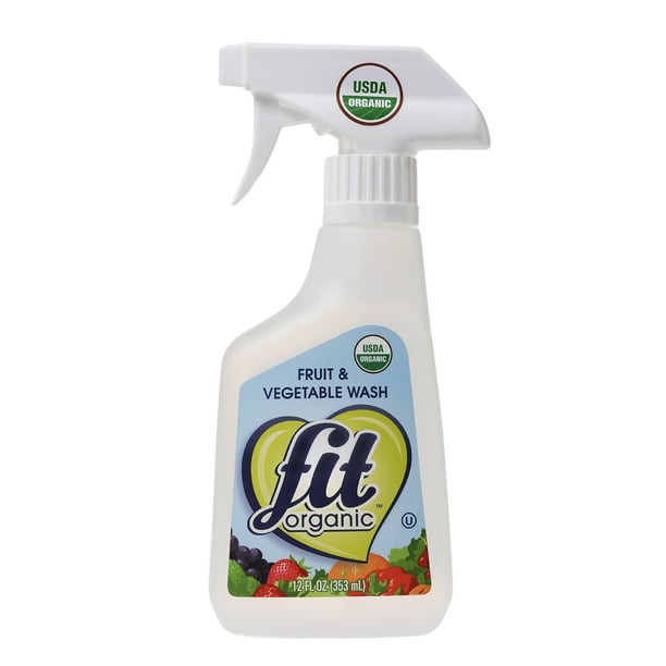 Fit Organic Fruit & Vegetable Produce Wash, 12.0 FL OZ