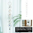 thumbnail image 6 of 7 Chakra Stone Wind Chime, Healing Crystal Hanging Decoration for Indoor and Indoor, 6 of 6