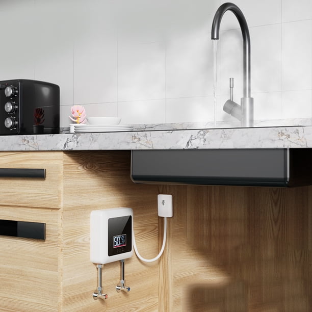 Calentador De Agua Instantáneo 5500 W - Eléctrico, Con Mando A Distancia, Para Casa O Caravana