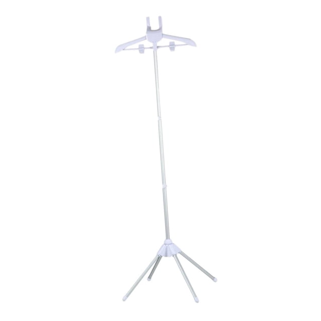 Perchero para Ropa Ligero Estante Colgador de Prendas para Soporte Ajustable Accesorio para Máquina de Planchar Fácil de Limpiar Adecuado para