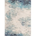 thumbnail image 2 of Rugs.com Vivid Collection Rug – 9' x 12' Blue Medium-Pile Rug Perfect For Living Rooms, Large Dining Rooms, Open Floorplans, 2 of 6