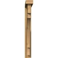 thumbnail image 2 of Ekena Millwork 4"W x 26"D x 34"H Merced Block Rough Sawn Bracket w/ Offset Brace, Western Red Cedar, 2 of 25