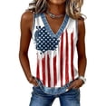 thumbnail image 2 of Womens Summer Tops Patriotic Womens Clothing Casual Tops 4th of July Shirts Women Usa Graphic Tee Fourth of July Shirts for Women Cotton T Shirts Women Womens Patriotic Tops, 2 of 5