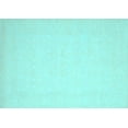 thumbnail image 1 of Ahgly Company Indoor Rectangle Solid Light Blue Modern Area Rugs, 2' x 5', 1 of 4