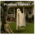 thumbnail image 5 of 2Pcs 5FT Hanging Swing Ghost Halloween Decor - Adjustable Height LED Lighted Outdoor Halloween Decorations for Porch, Yard & Trees, Spooky Cute Ghosts Lights with 8 Lighting Modes, 5 of 6