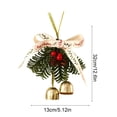 thumbnail image 3 of Adornos navideños de plástico verde para árbol de Navidad, 3 tamaños, ideales para decorar el hogar en estas fiestas. Medidas: 32 x 13 x 7 cm (1 unidad). JASKFLY, 3 of 9