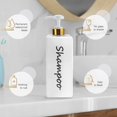 thumbnail image 2 of Set de 3 dispensadores de champú y acondicionador de 800 ml DIDROOM, 2 of 8