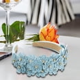 thumbnail image 4 of Diadema de moda para mujer, diadema antideslizante para el pelo, diadema de flores para Azul Yuyangstore Diadema mujer, 4 of 7