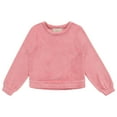 thumbnail image 4 of BTween 3-Piece Kids Long Sleeve Sweater Pack, Velour Comfort Sweaters for Girls, Plain & Print, 4 of 4
