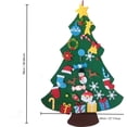 thumbnail image 2 of Wadada Felt Christmas Tree for Toddlers Kids, 3.2FT DIY Wall Christmas Felt Tree with 31 Pcs Detachable Ornaments Wall Decor with Hanging Rope for Boys Girls Xmas Gifts Home Door Decoration, 2 of 6