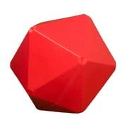 Angle View: 1pc 9" Horse Treat Ball Equine Hay Feeding Toy for Horse Stable Stall Paddock red
