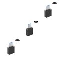 thumbnail image 2 of Sidaley Adaptador tipo c a USB Teléfono móvil Mini convertidor tipo c Transmisión de datos rápida Adaptador OTG 10pcs Type1 NO1, 2 of 6