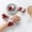 Red, variant on Elegant Beaded Small Rose Wrist Flowers 4pcs Set for Wedding Party Prom Corsage Bracelet Bridal Accessories