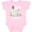 AD-Pink, variant on St. Patrick's Day Llama Be Irish with Green Shamrocks Boys or Girls Baby Bodysuit
