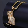 thumbnail image 1 of Hip Hop Trend Zircon Owl Necklace Pendant Men S Charm Pendant Necklace Casual Party Jewelry Gift---Product code 37416, 1 of 5