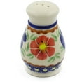 thumbnail image 2 of Polish Pottery 3-inch Pepper Shaker (Paradise Poppy Theme) Hand Painted in Boleslawiec, Poland + Certificate of Authenticity, 2 of 6