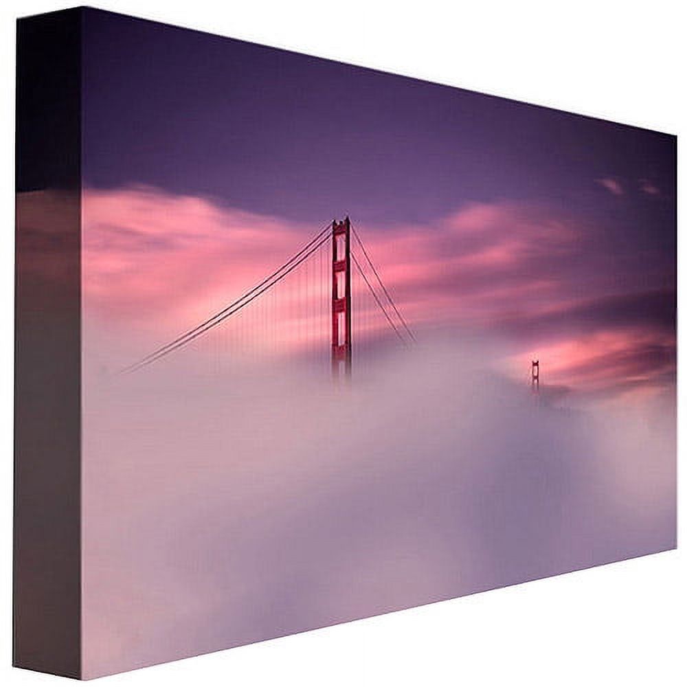 Trademark Art "San Francisco Fog" Canvas Wall Art by Philippe Sainte-Laudy