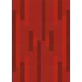 thumbnail image 1 of Ahgly Company Tapis Rectangulaire Rouge Lavable en Machine, 2 Pieds x 5 Pieds, 1 of 7