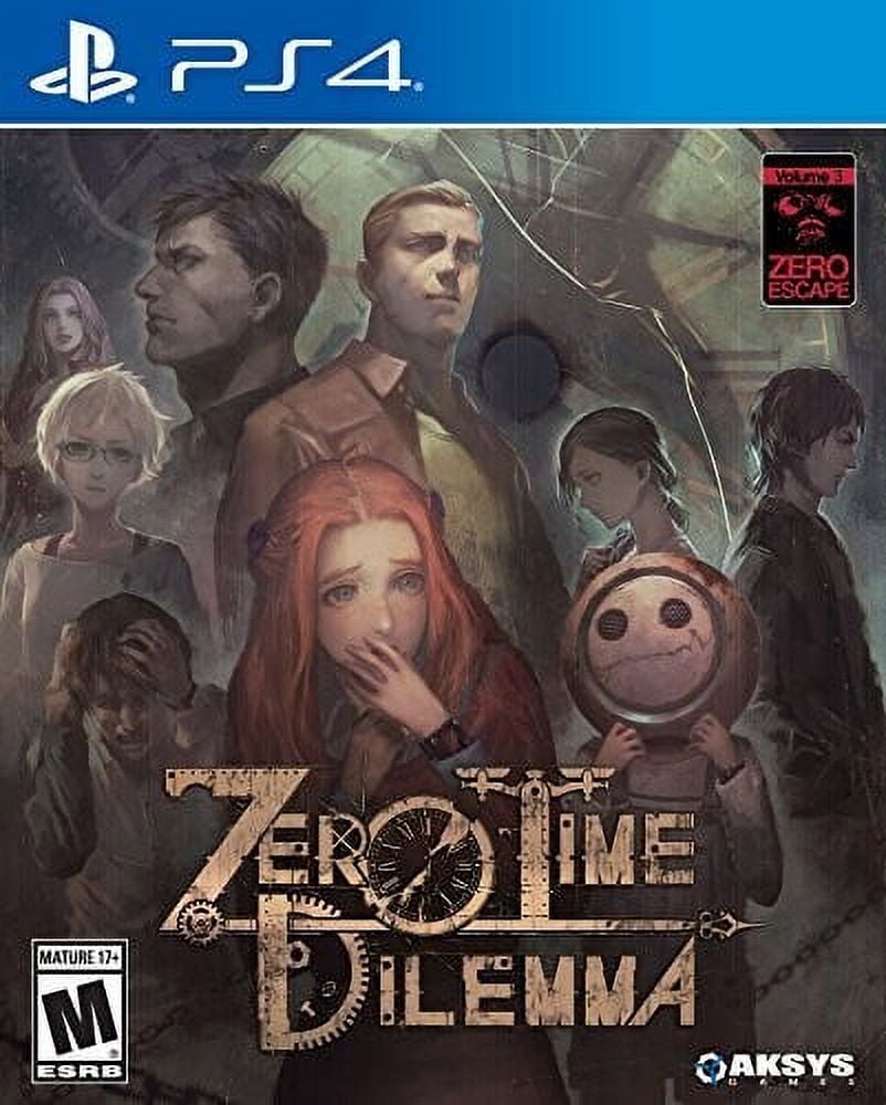 dilemma  Zero Time Dilemma, Aksys Games, Nintendo 3DS, 865415000195