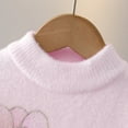 thumbnail image 5 of Atogsazn Toddler Girl Knitted Sweater Kids Casua Long Sleeve Pullover Winter Warm Sweaters Tops Clothing Outerwear 03-Purple 11-12 Years Fashion, 5 of 8
