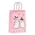 thumbnail image 1 of Food Container Clearance Discount,Halloween Paper Gift Bags with Handles 4 Design Halloween Theme Bags Pumpkin Candy Bags Goodie Present Bags for Gift Food Storage Multicolor2, 1 of 4