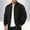 Black, variant on Men's Casual Jacket Thin Sports Multi Pocket Zip Up Hoodless Long Sleeve Nylon Solid Color Outdoor Coat for Winter Summer Daily Commute Party Mens Fashion