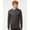 Heather Charcoal, variant on 202LS Fine Jersey Long Sleeve T-Shirt-White-XS