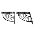 thumbnail image 4 of Weiweiguan 2pcs Shelf Support Bracket Wall Mounted Triangle Rack Shower Shelf With Screws, 4 of 6