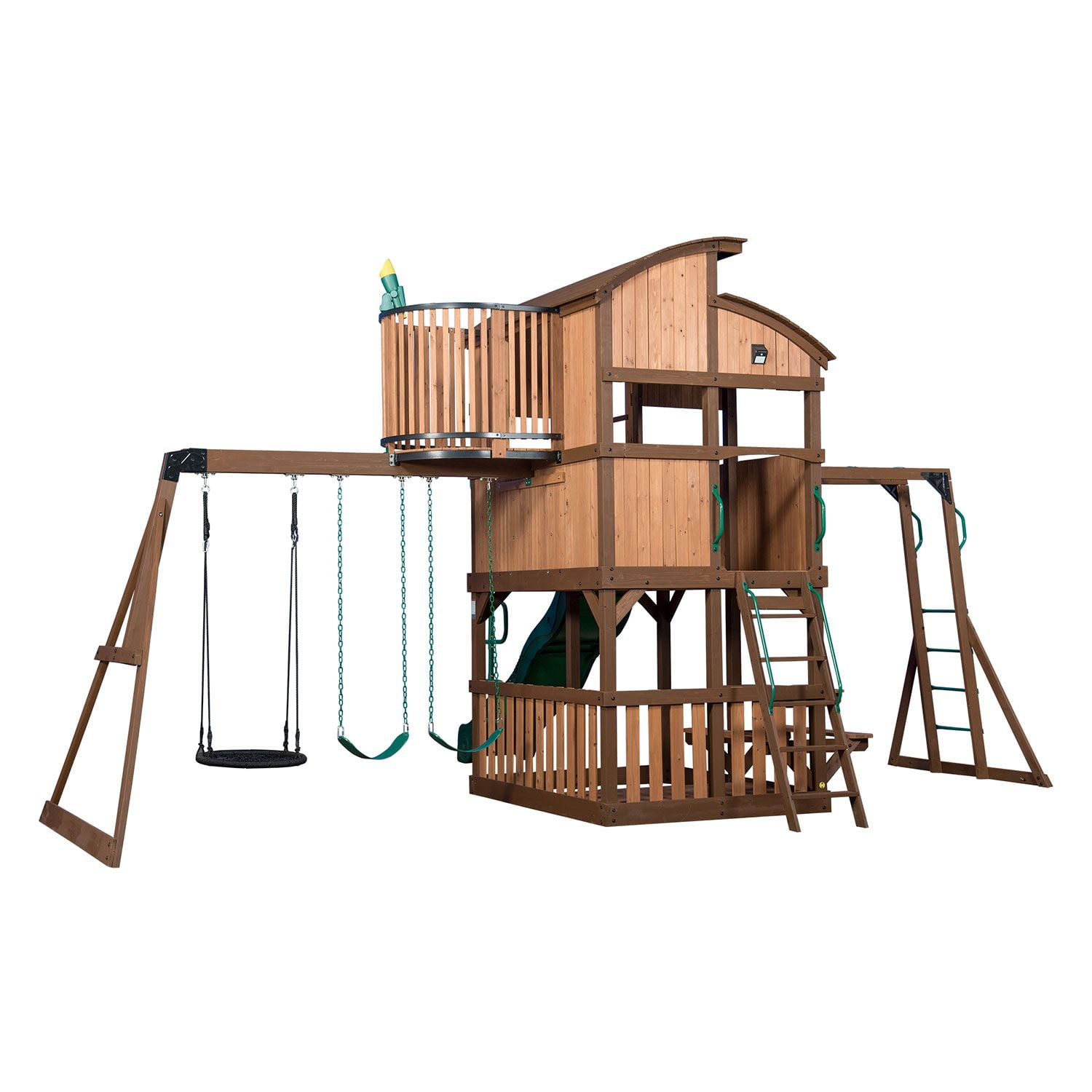 Backyard Discovery Skyfort Elite Swing Set Installation Included