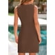 thumbnail image 2 of Vestido de trabajo PRETTYGARDEN 2025 para primavera, formal, formal, marrón, 2 of 9