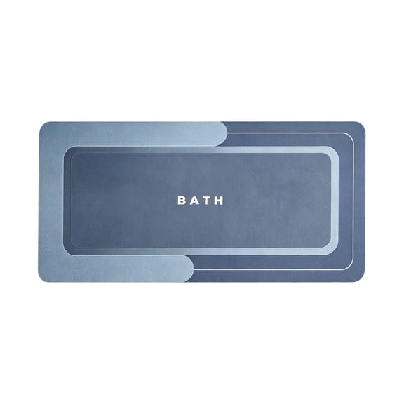 Dvumao Home Decor, 16x47in Bath Mat Rug Runner Long Bathroom Mat Non Slide Absorbent Stain Resistants Quickly Dry Thin Bathroom Rug For Bathroom Floor Bathtub Vanity Bathmat